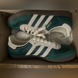 adidas Samba OG "Collegiate Green/Cream White/Gum" sneakers - M 6.5, W 8.5